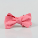 handmade red 1 bow tie