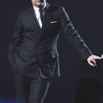 Dermot O’Leary on stage during the 2011 Brit Awards at the O2 Arena, London.