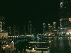 dubai uae night lights