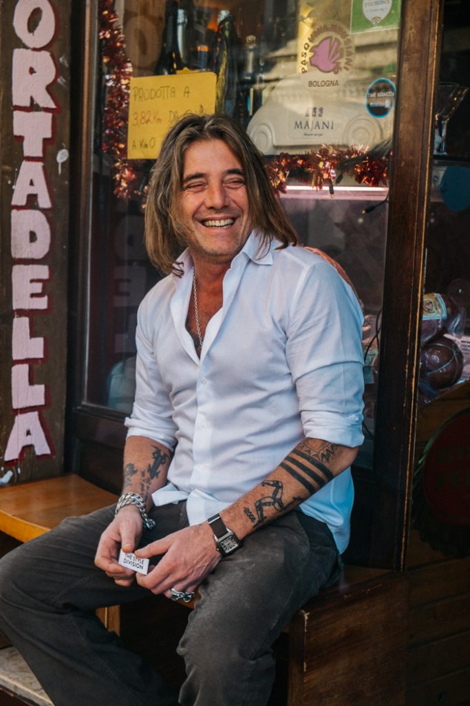 italian man smiling