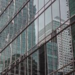 canary wharf london architecture glass reflections-2