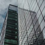 canary wharf london architecture glass reflections-5