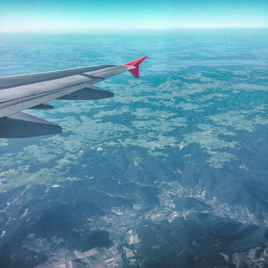 plane wing austria