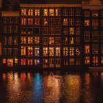 amsterdam at night red light