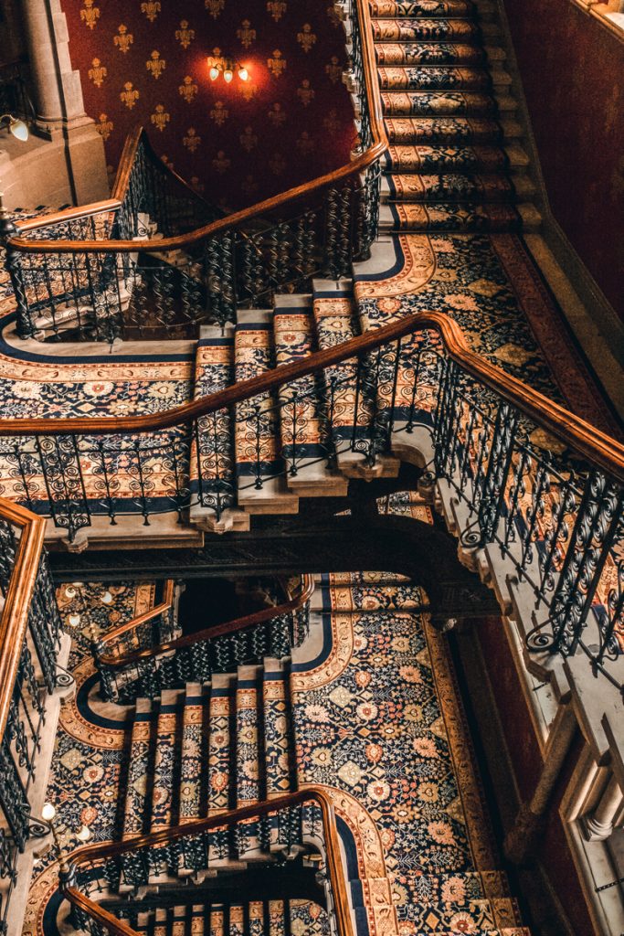 exploring london renaissance hotel spice girls stairs