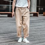 wide leg trousers men 2017 casual