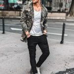 camouflage style lookbook ootd