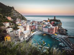 vernazza cinque terre drone