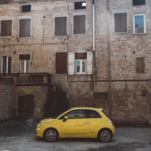 fiat punto italy yellow