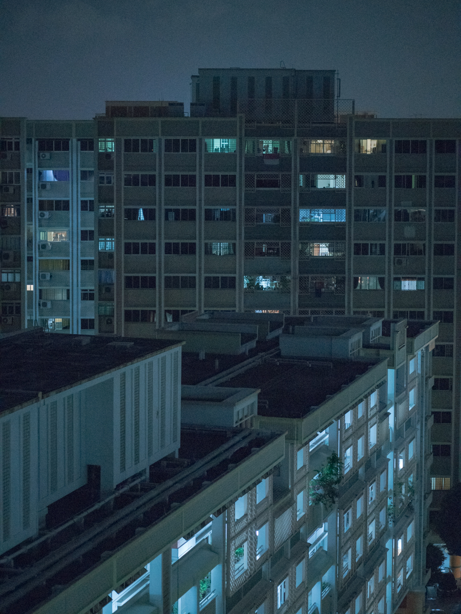 singapore rooftops at night blade runner